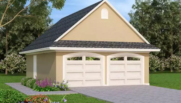 image of garage house plan 2996